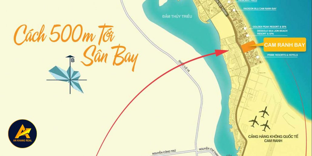 Vị trí dự án Cam Ranh Bay Hotels & Resorts