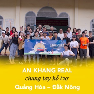 An khang Real chung tay hỗ trợ trẻ em Quảng Hòa – Đắk Nông